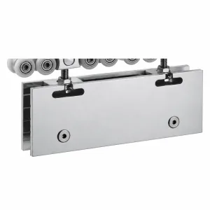 D-17 Dual Multi-Wheel Long Door Roller on white background