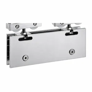 D-19 Reinforced Dual-Hanger Door Roller on white background