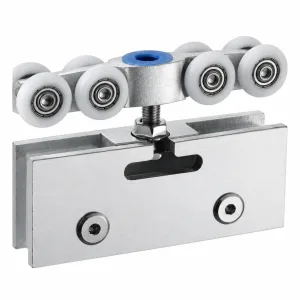 D-20 Reinforced Four-Wheel Door Roller on white background