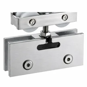 D-23 Top-Plate Two-Wheel Door Roller on white background