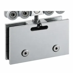 D-25 Wide Multi-Wheel Glass Door Roller on white background