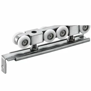 D-31 Reinforced Four-Wheel Door Roller on white background