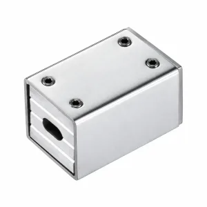 E-01 Straight End Connector Block on a white background