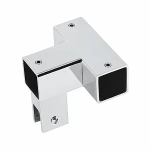 E-08 Three-Way Glass-Mount Connector on a white background