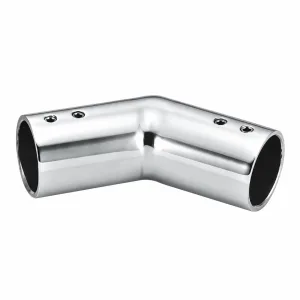 F-10 Angled Round-Tube Elbow on a white background