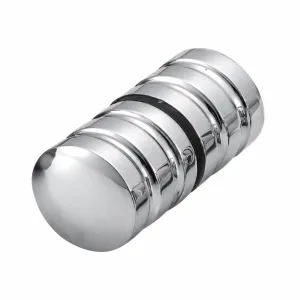 F-14 Grooved Cylindrical Tube End Cap on a white background