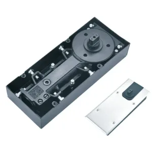 F-18A hydraulic floor spring with uncovered and covered units on a white background