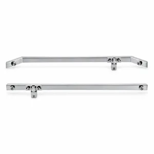 G-01 Long Pivot Rail Assembly with metal pivot fittings on a white background