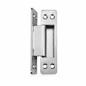 TT-15-1 silver 4-inch 304 stainless steel door hinge on a white background