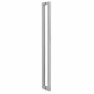 TT-2004 stainless steel glass door pull handle on a white background
