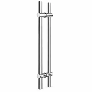 TT-2007 stainless steel glass door pull handle on a white background