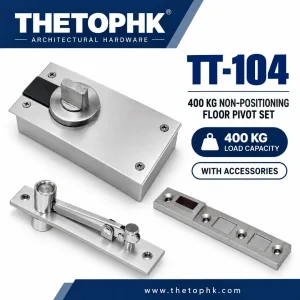 TT-104 400 kg Non Positioning Floor Pivot Set with Accessories