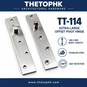 TT-114 Extra Large Offset Pivot Hinge 148.5 mm