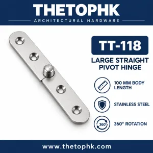 TT-118 Large Straight Pivot Hinge 100 mm