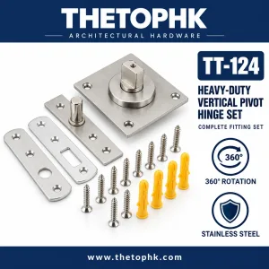 TT-124 Heavy Duty Vertical Pivot Hinge Complete Set
