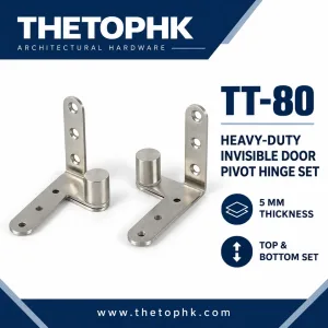 TT-80 Heavy Duty Invisible Door Pivot Hinge Set