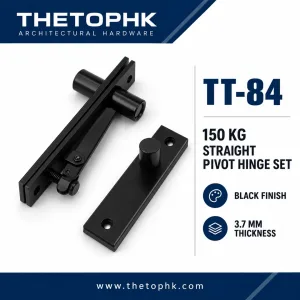 TT-84 150 kg Black Straight Pivot Hinge Set