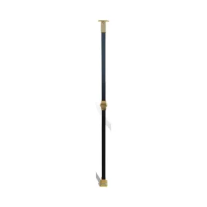 950 mm Square Head Black and Gold Stair Baluster - Single Collar