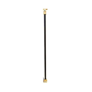 950 mm Round Head Black and Gold Stair Baluster - Plain