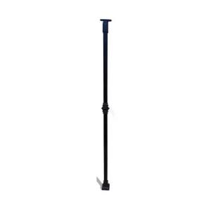 950 mm Square Head Black Stair Baluster - Single Collar