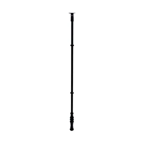 950 mm Turned Black Stair Baluster - Double Collar