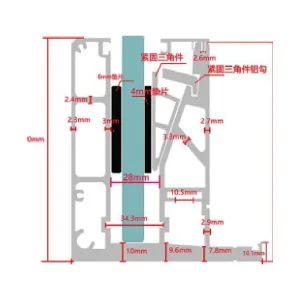No. 22 Glass Balustrade Base Shoe