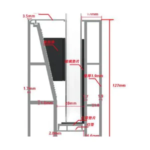 No. 23 Glass Balustrade Base Shoe