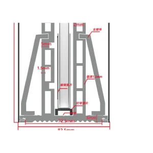 No. 24 Glass Balustrade Base Shoe