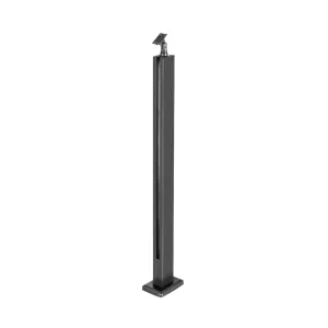 40 x 60 mm Aluminum Glass Slot Railing Post